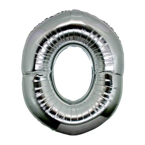 Folyo Balon 75 Cm Gümüş Rakam 0 - 