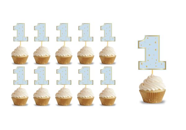 Kürdan 1 Yaş Mavi 10 Parça - 