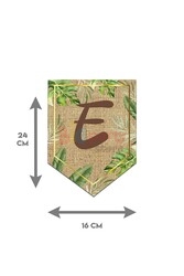 Kağıt Banner One Flama Safari Jüt Görünümlü - 3