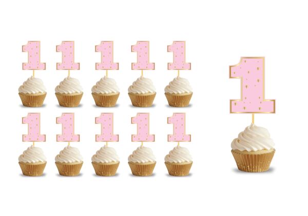 Kürdan 1 Yaş Pembe 10 Parça - 