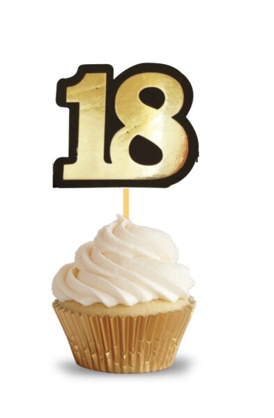 Kürdan 18 Yaş Siyah Gold Varaklı 10 Parça - 2