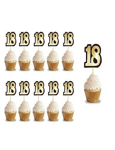 Kürdan 18 Yaş Siyah Gold Varaklı 10 Parça - 2