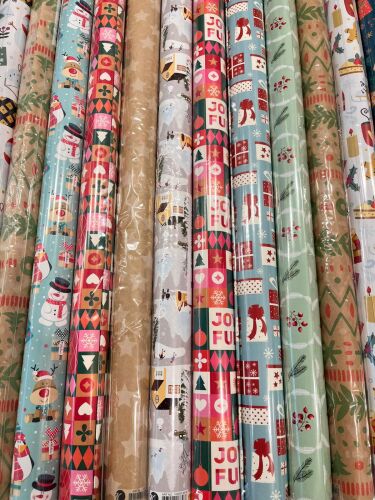 70x100 Yılbaşı Kraft Rulo Hediye Paketi Tekli 100 parça - 2