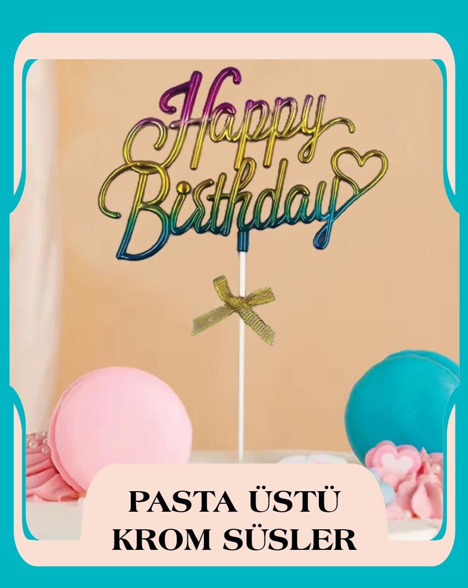 Pasta Üstü Krom Süsler