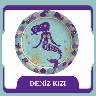 Deniz Kızı Parti Malzemeleri