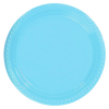 Plastik Tabak Açık Mavi 22 Cm / 25 Parça - 1