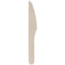 Bambu Natural Bıçak 16 cm 24 Parça - 