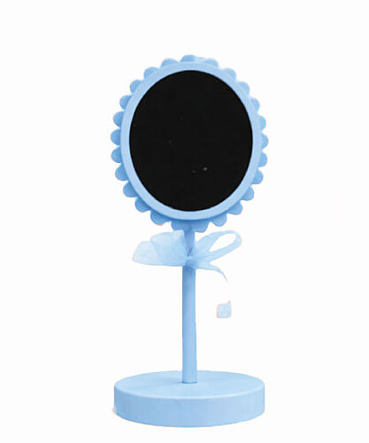 Ahşap Notluk Yuvarlak Model Mavi - 