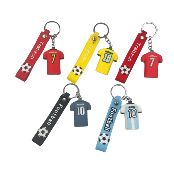 Anahtarlık Silikon Futbol Forma 12 Parça - 2
