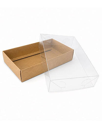 Asetat Pencereli kutu 15x9x3 10 Parça Kraft - 