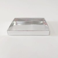 Asetat Gümüş Pencereli kutu 18x13x3 10 Adet - 1