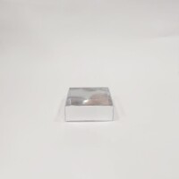 Asetat Gümüş Pencereli kutu 8x8x3 25 Adet - 1