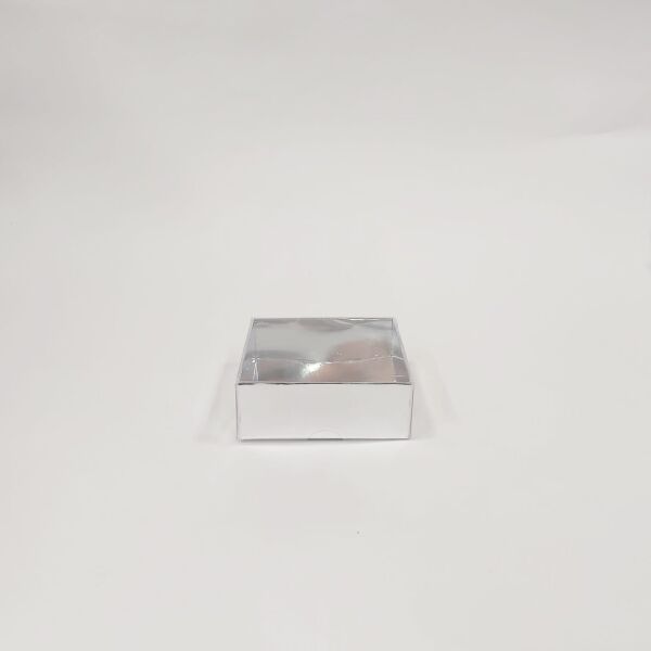 Asetat Gümüş Pencereli kutu 8x8x3 25 Adet - 1