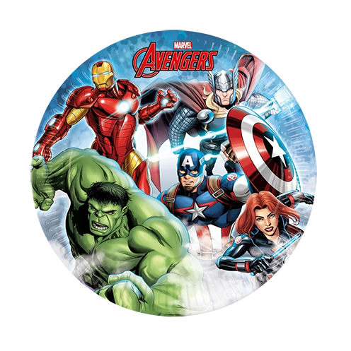 Avengers İnfinity Lisanslı Tabak 23 Cm 8li - 1