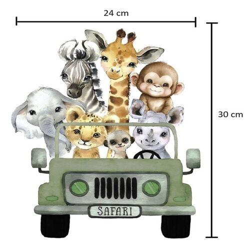 Baby Animal Kişiye Özel Ayaklı Pano Seti