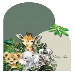 Baby Animal Kişiye Özel Ayaklı Pano Seti - Thumbnail