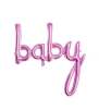 Folyo Balon Baby El Yazısı Pembe - 1
