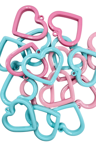 Balon Ağırlığı Kalp Model Büyük 50 Parça Karışık - 