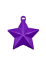 Balon Ağırlığı Yıldız Model 3 Boyutlu Tekli Mor - 1