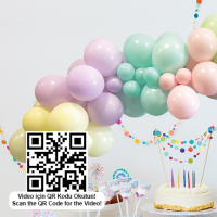 Balon Dekorasyon Seti Makaron Temalı 72 Parça - 3