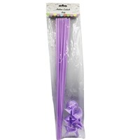 Balon Kafa Çubuk Takım Mor Renkli 10 Parça - 2