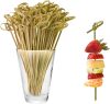 Bambu Düğümlü Naturel Kürdan 50 Parça - 1