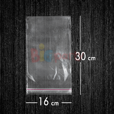 Bantlı Jelatin Poşet Şeffaf Torba 16x30 Cm / 3 Kg - 1