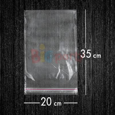 Bantlı Jelatin Poşet Şeffaf Torba 20x35 Cm / 3 Kg - 1
