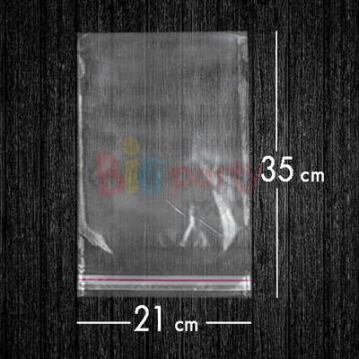 Bantlı Jelatin Poşet Şeffaf Torba 21x35 Cm / 3 Kg - 1