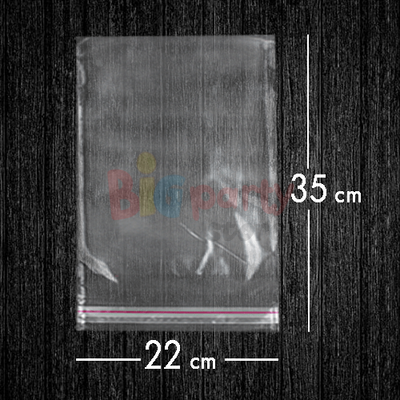 Bantlı Jelatin Poşet Şeffaf Torba 22x35 Cm / 3 Kg - 1