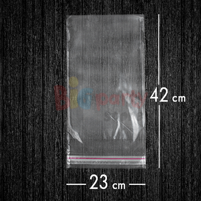 Bantlı Jelatin Poşet Şeffaf Torba 23x42 Cm / 3 Kg - 1