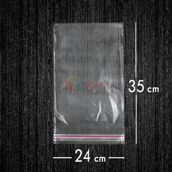 Bantlı Jelatin Poşet Şeffaf Torba 24x35 Cm / 5 Kg - 1
