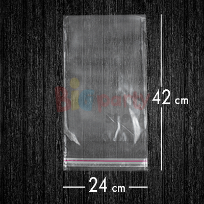 Bantlı Jelatin Poşet Şeffaf Torba 24x42 Cm / 5 Kg - 1