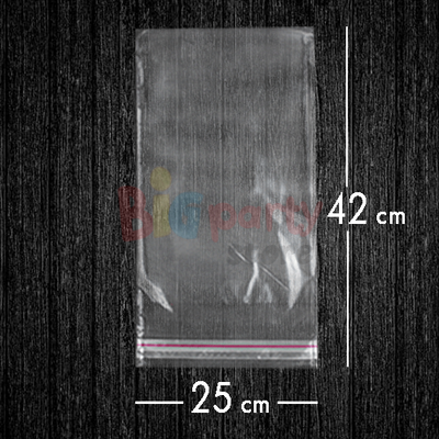 Bantlı Jelatin Poşet Şeffaf Torba 25x42 Cm / 3 Kg - 1