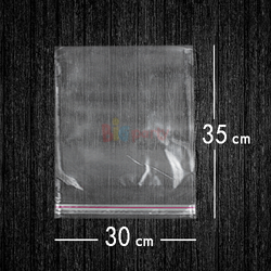Bantlı Jelatin Poşet Şeffaf Torba 30x35Cm / 5 Kg - 1