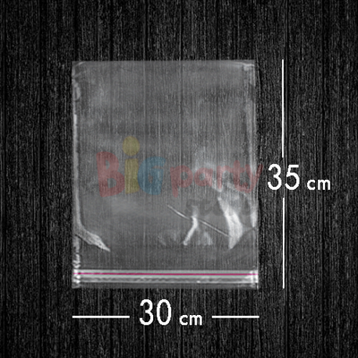 Bantlı Jelatin Poşet Şeffaf Torba 30x35Cm / 5 Kg - 1