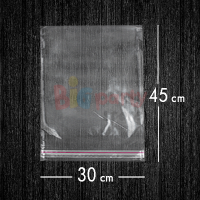 Bantlı Jelatin Poşet Şeffaf Torba 30x45 Cm / 5 Kg - 1