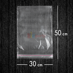 Bantlı Jelatin Poşet Şeffaf Torba 30x50 Cm / 5 Kg - 1