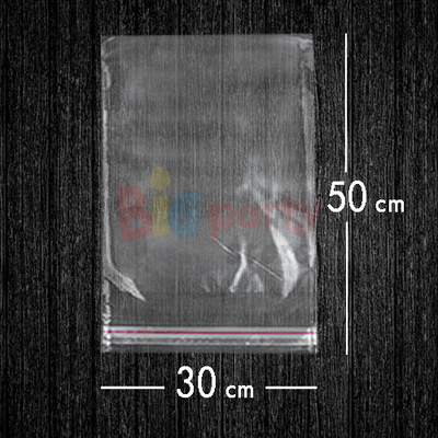 Bantlı Jelatin Poşet Şeffaf Torba 30x50 Cm / 5 Kg - 1