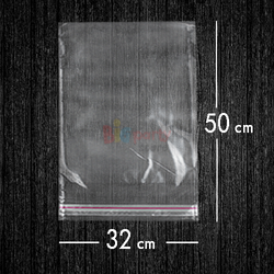 Bantlı Jelatin Poşet Şeffaf Torba 32x50 Cm / 5 Kg - 1