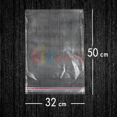 Bantlı Jelatin Poşet Şeffaf Torba 32x50 Cm / 5 Kg - 1