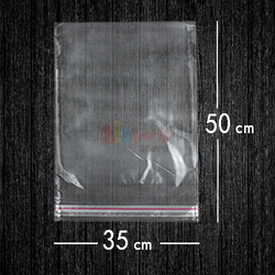 Bantlı Jelatin Poşet Şeffaf Torba 35x50 Cm / 5 Kg - 1