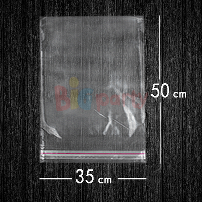 Bantlı Jelatin Poşet Şeffaf Torba 35x50 Cm / 5 Kg - 1
