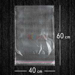 Bantlı Jelatin Poşet Şeffaf Torba 40x60 Cm / 5 Kg - 1