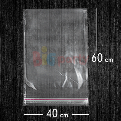 Bantlı Jelatin Poşet Şeffaf Torba 40x60 Cm / 5 Kg - 1