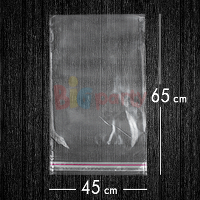 Bantlı Jelatin Poşet Şeffaf Torba 45x65 Cm / 5 Kg - 1