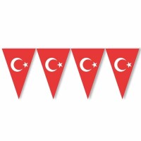 Bayrak Flama Üçgen Türk Bayrağı - 2