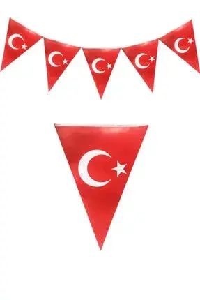 Bayrak Flama Üçgen Türk Bayrağı - 1