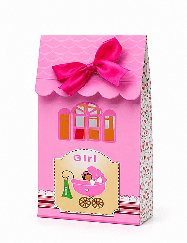 Bebek Kutusu Pencereli 12'li Pembe - 
