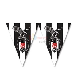 Lisanslı Beşiktaş Üçgen Flama - 1